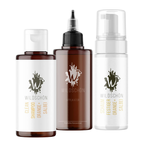 Aktion: Shampoo-Konzentrat Orange + Salbei (150ml) + Schaumfestiger