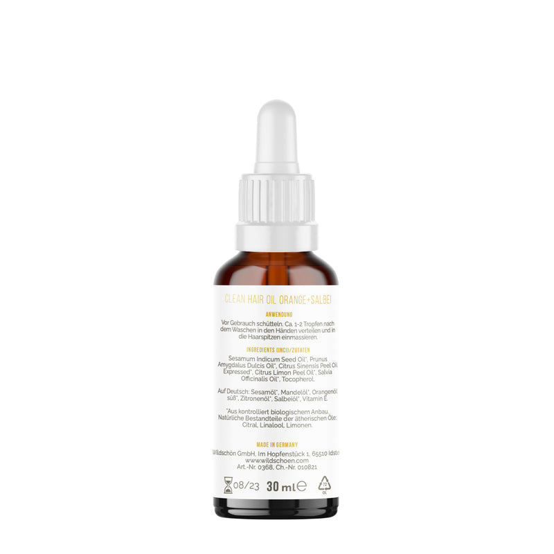 Hair Oil Orange + Sage (30ml)