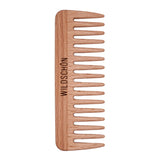 Hairdressing comb made of oiled beech wood