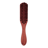 Natural boar bristle handle brush