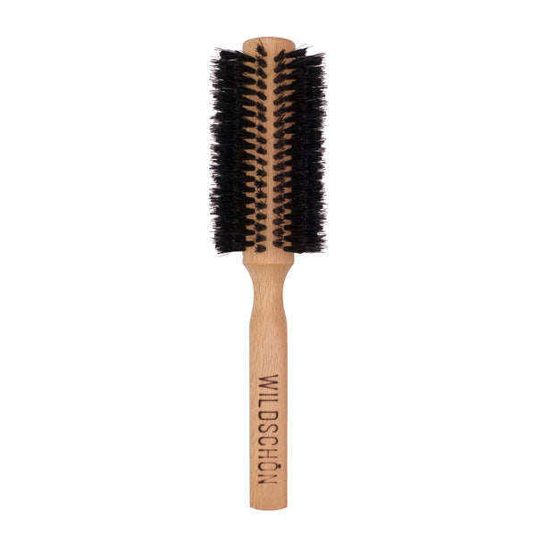 Round brush (5.5cm) with natural boar bristles