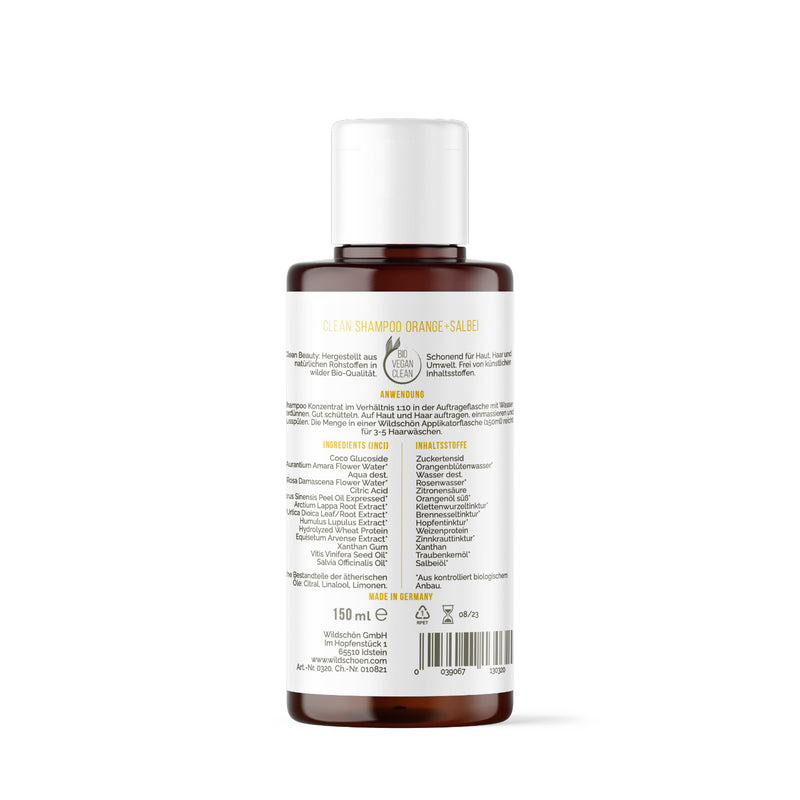 Shampoo Concentrate Orange + Sage (150 ml)